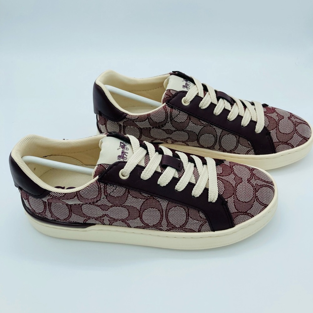 NWT COACH SIGNATURE CLIP LOW TOP SNEAKER WOMEN - Picture 3 of 14